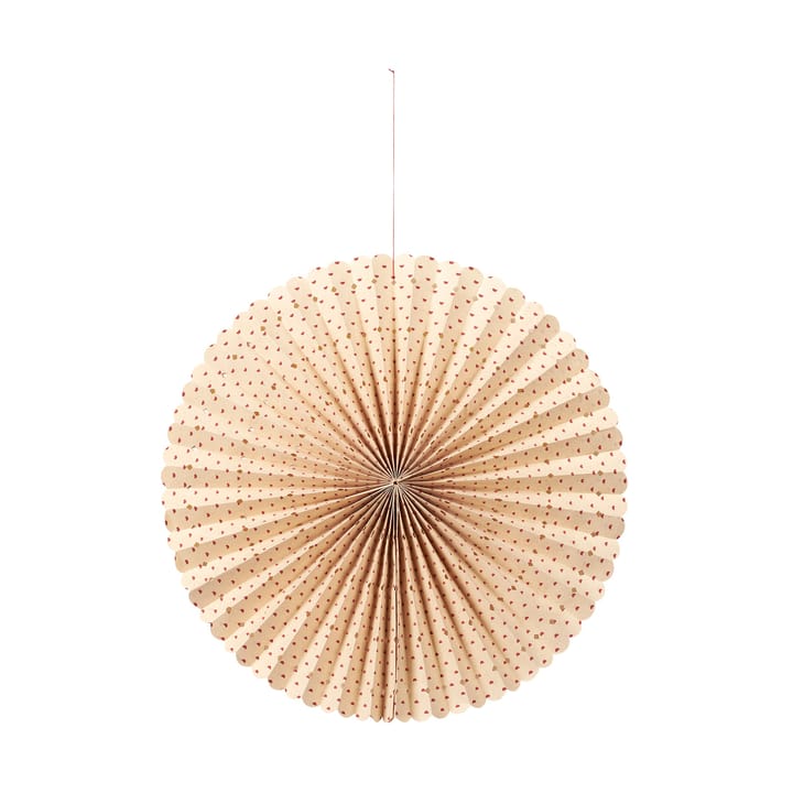 Stella rosette adventsstjerne M Ø43 cm - Natural-pompeian red - Broste Copenhagen