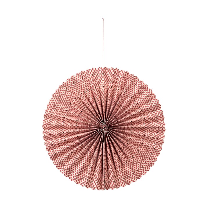 Stella rosette adventsstjerne M Ø43 cm - Pompeian red-natural - Broste Copenhagen