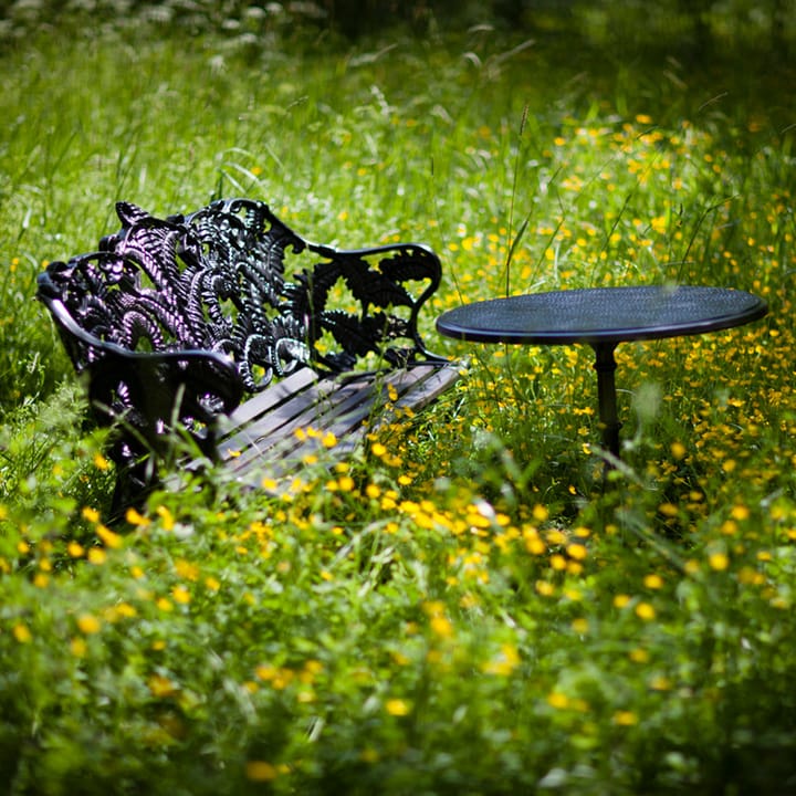 Classic sofa - Olieret mahogni, råt aluminiumstativ - Byarums bruk