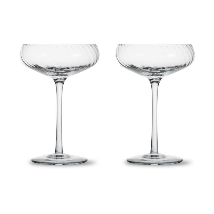 Opacity champagneglas 30 cl 2-pak - Klar - Byon