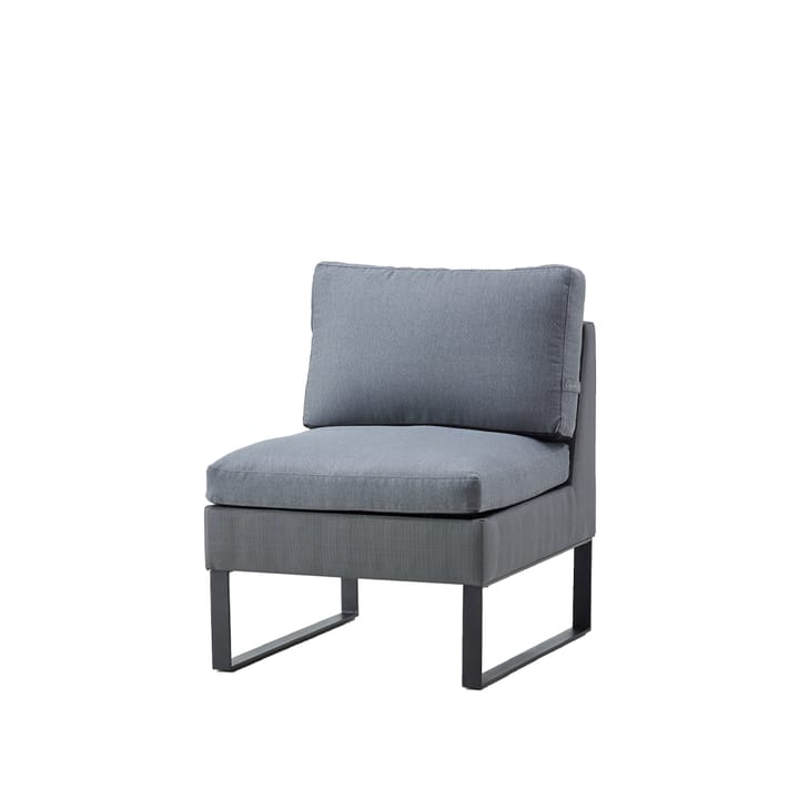 Flex modulsofa, Grey, enkel, inkl. hynder Cane-line