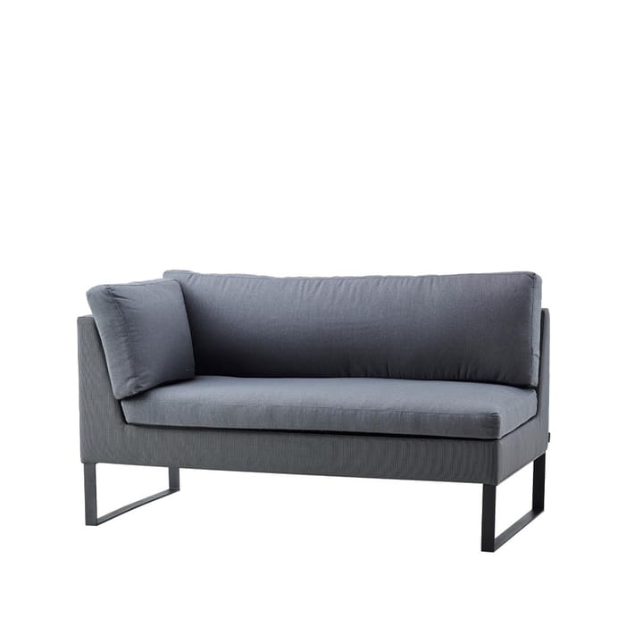 Flex modulsofa, Grey, højre, inkl. hynder Cane-line