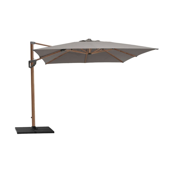 Hyde luxe parasol tilt 3x3 m, Woodlook-Taupe Cane-line