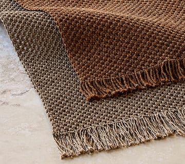 Knit tæppe 170x240 cm - Umber brown (Soft Rope) - Cane-line