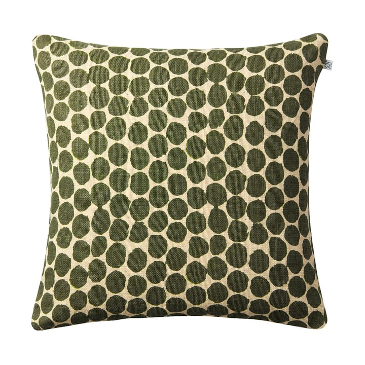 Dot Ari pudebetræk 50x50 cm - Beige-cactus green - Chhatwal & Jonsson