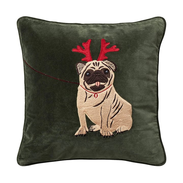 Holiday Dog pudebetræk 50x50 cm - Forest green - Chhatwal & Jonsson