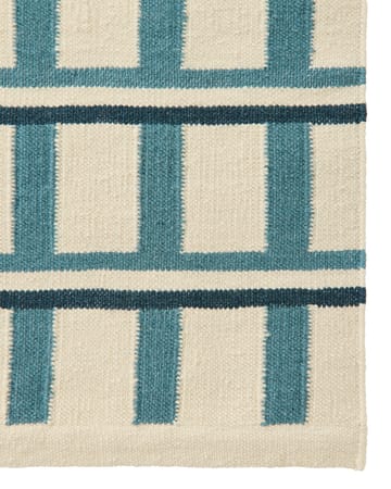 Mysore uldtæppe 230x320 cm - Off white-heaven blue - Chhatwal & Jonsson