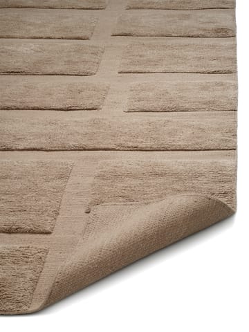 Bricks uldtæppe 250x350 cm - Beige - Classic Collection