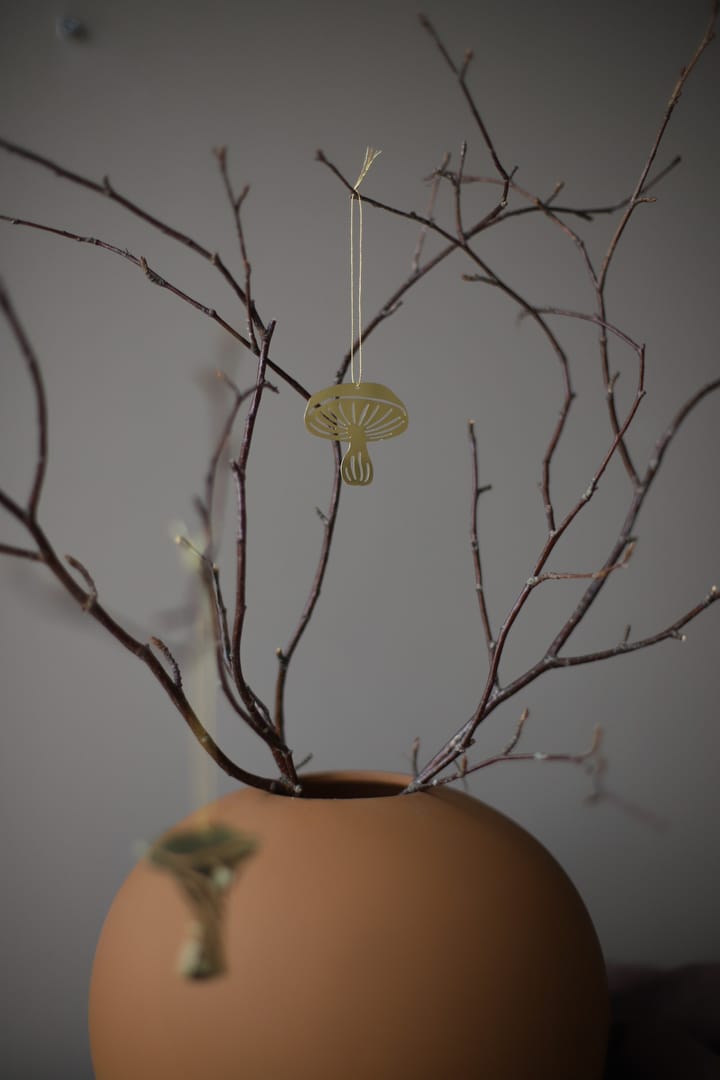 Fungi dekorationsophæng 4 dele, Brass Cooee Design