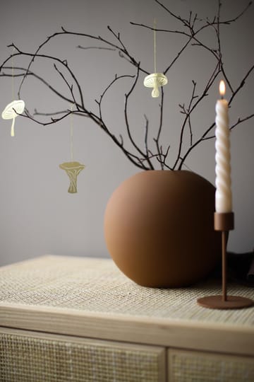 Fungi dekorationsophæng 4 dele - Brass - Cooee Design