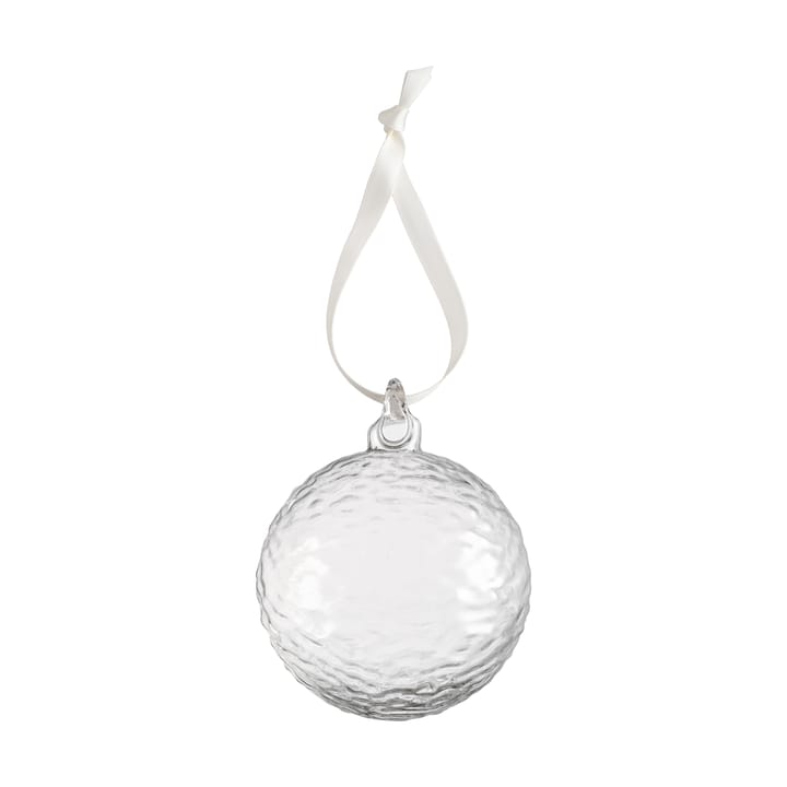 Gry Marble julekugle Ø8 cm - Clear - Cooee Design