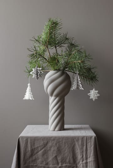 Paper Pinetree dekorationsophæng 2 stk - Natural - Cooee Design