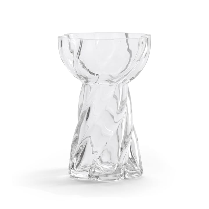 Twist bulb vase 12,8 cm - Clear - Cooee Design