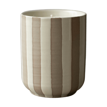 Burn duftlys 60 h - Stripe creme - DBKD