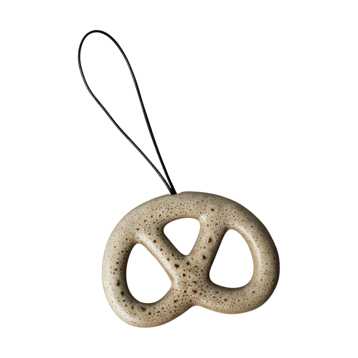 Hanging pretzel dekorationsophæng - Beige - DBKD