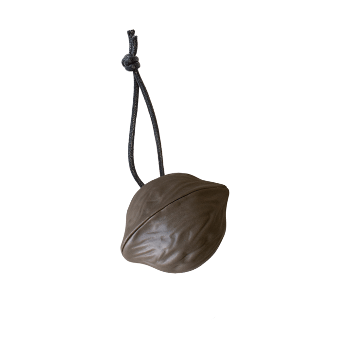 Hanging walnut juletræspynt - Dust - DBKD