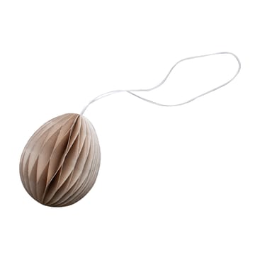 Ovoid påskeophæng papir 7 cm - Sand - DBKD