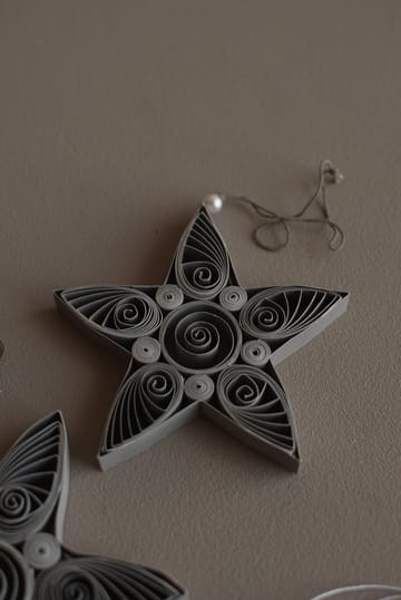 Paper star juleophæng 10,5 cm - Mole - DBKD