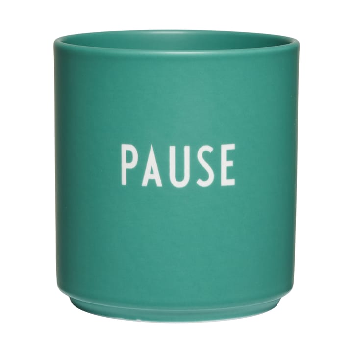 Design Letters favoritkop 25 cl - Pause-antique green - Design Letters