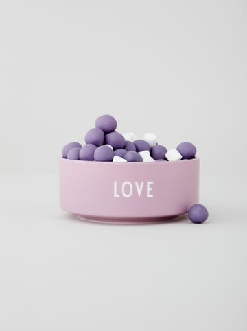 Design Letters snackskål Ø12 cm - Love/Lavender - Design Letters