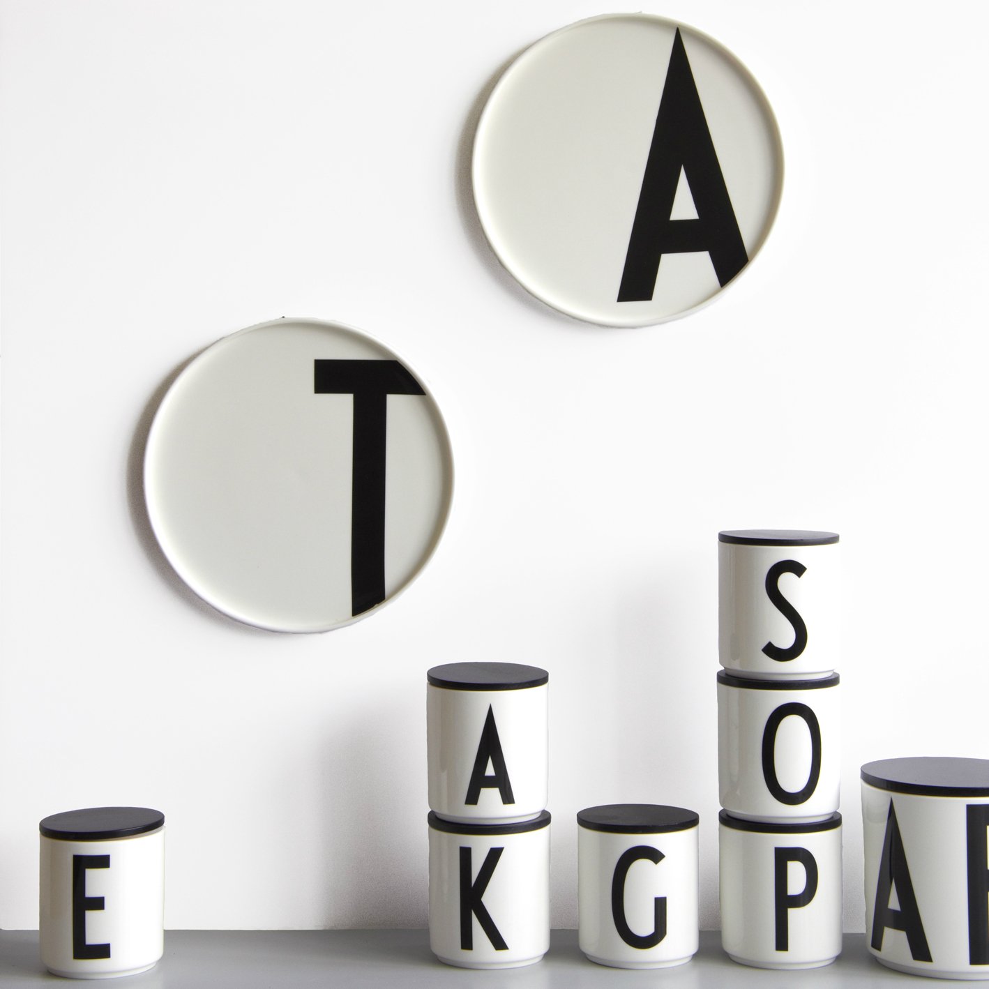 Design Letters tallerken I