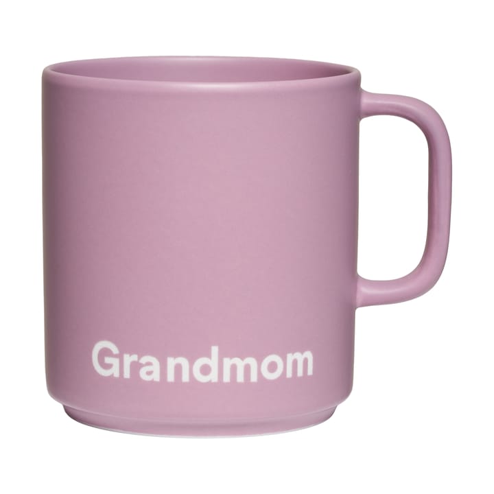 Design Letters VIP favoritkop med hank 25 cl - Grandmom-lavender - Design Letters