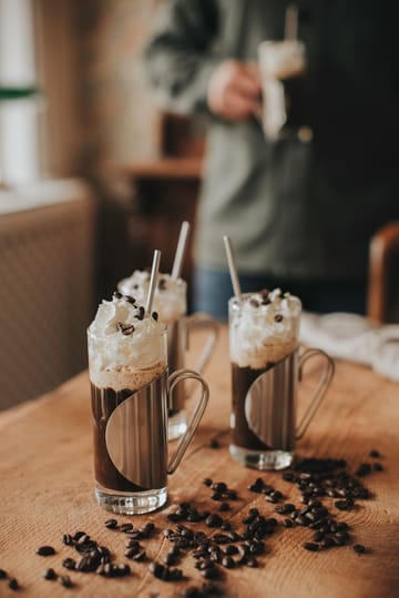 Darry irish coffee sæt - Glas/Rustfrit stål  - Dorre