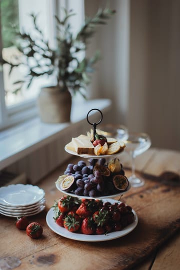 Kafi kagefad 3 niveauer porcelæn - Hvid - Dorre