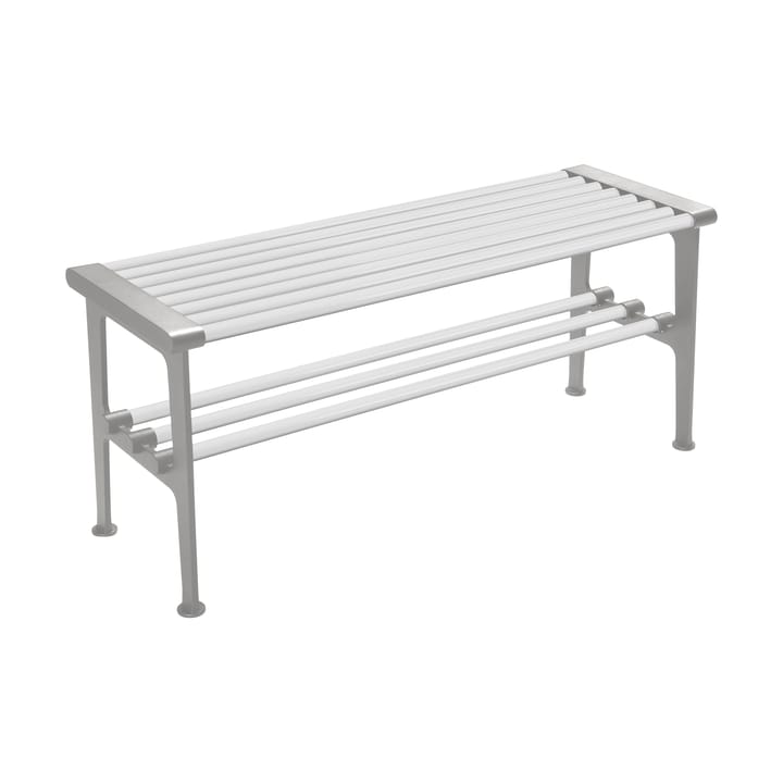 Nostalgi bænk 100 cm, Hvid-aluminium Essem Design