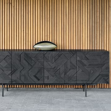 Graphic sideboard - Teak sort 3 låger - Ethnicraft