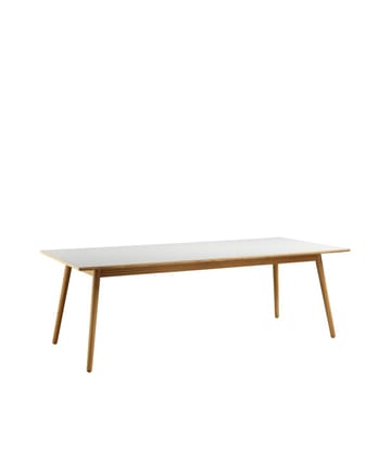 C35C spisebord 95x220 cm - Light grey-oak nature lacquered - FDB Møbler