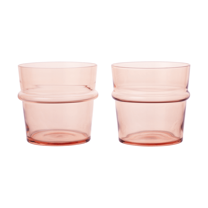 Boya drikkeglas lavt 30 cl 2-pak - Blush - Ferm Living