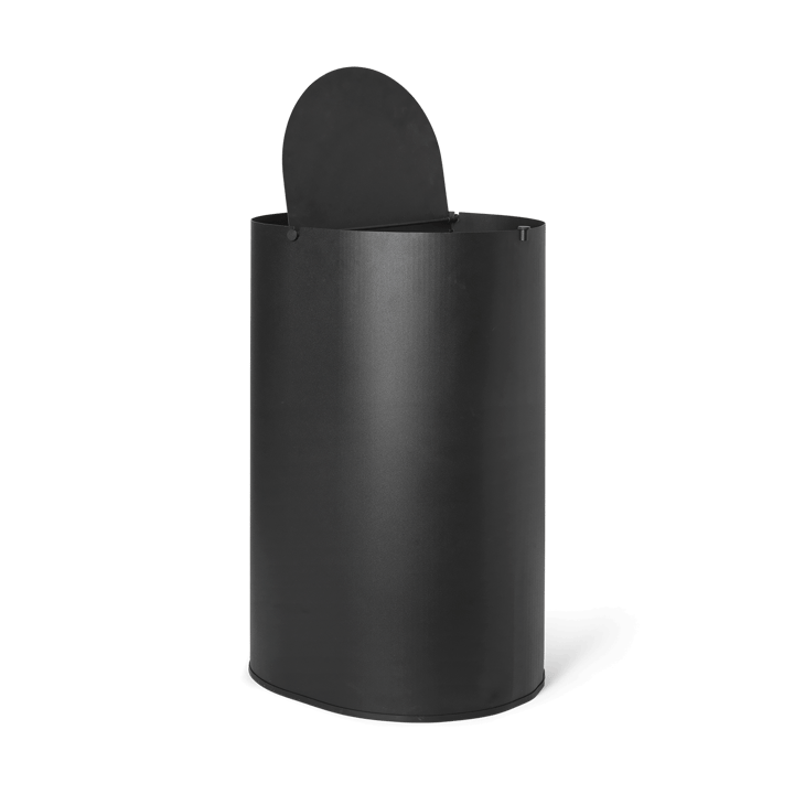 Enkel affaldsspand large - Black - ferm LIVING