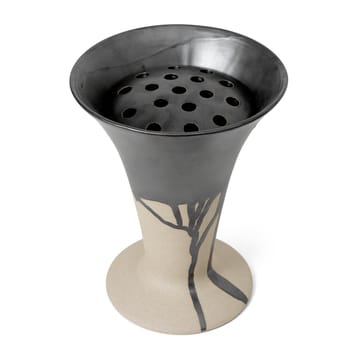 Flores vase 23 cm - Sand/Black - ferm LIVING