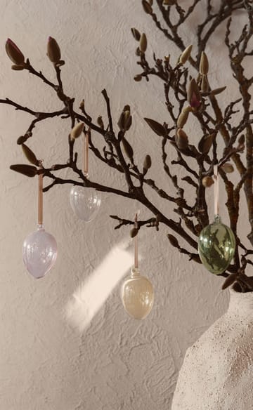 Glass easter eggs 4-pak - Mixed light - Ferm Living