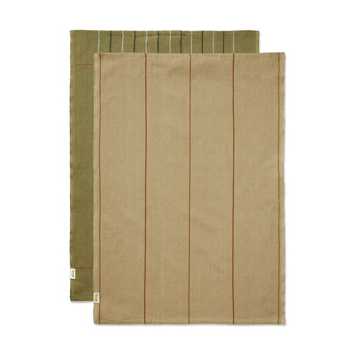 Ito viskestykke 50x70 cm 2-pak - Seaweed-flax - ferm LIVING