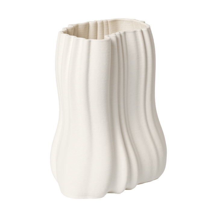 Moire vase 20 cm, Off-white Ferm Living