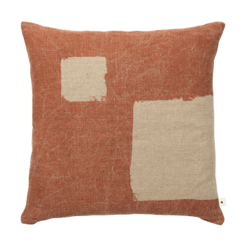 Oleo pudebetræk 50x50 cm - Terracotta-Natural - Ferm Living