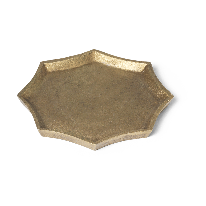 Otte dekorationsbakke 9,5x9,5 cm - Brass finish - ferm LIVING