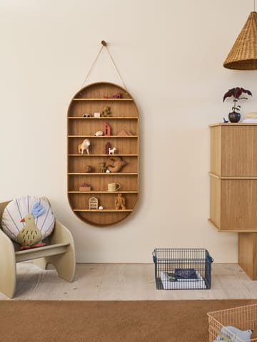 Oval Dorm hylde - Oiled oak - ferm LIVING