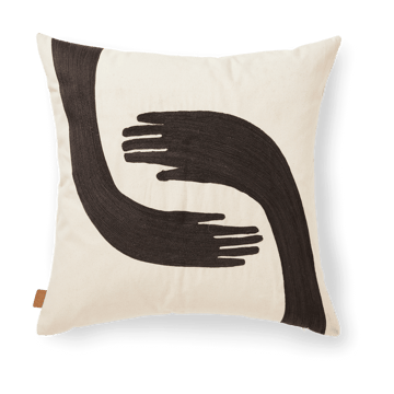 Pose pude 50x50 cm - Coffee-undyed - ferm LIVING