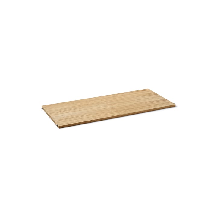 Punctual hylde 90 cm - oak oiled, light grey - Ferm LIVING