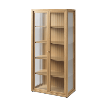 Reed vitrineskab 70x155 cm - Natural oak - ferm LIVING