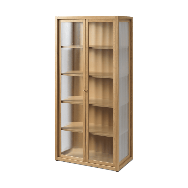 Reed vitrineskab 70x155 cm - Natural oak - ferm LIVING