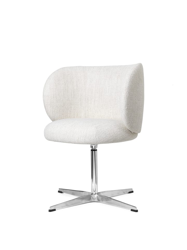 Rico dining chair swivel bouclé - Offwhite - ferm LIVING