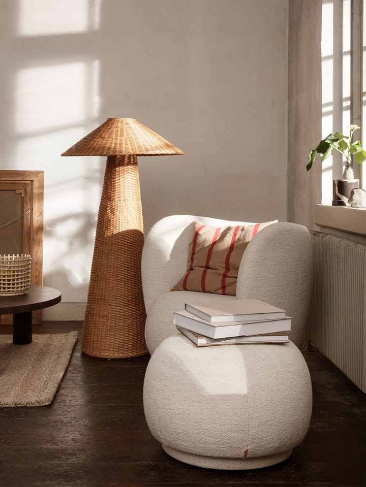 Rico pouf siddepuf, Bouclé offwhite ferm LIVING