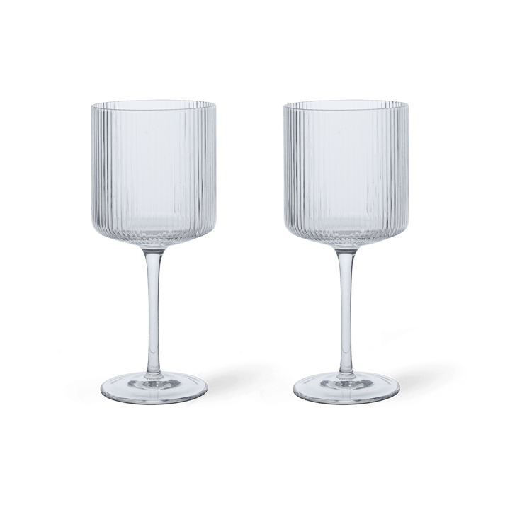 Ripple rødvinsglas 32,5 cl 2-pak - Clear - ferm LIVING