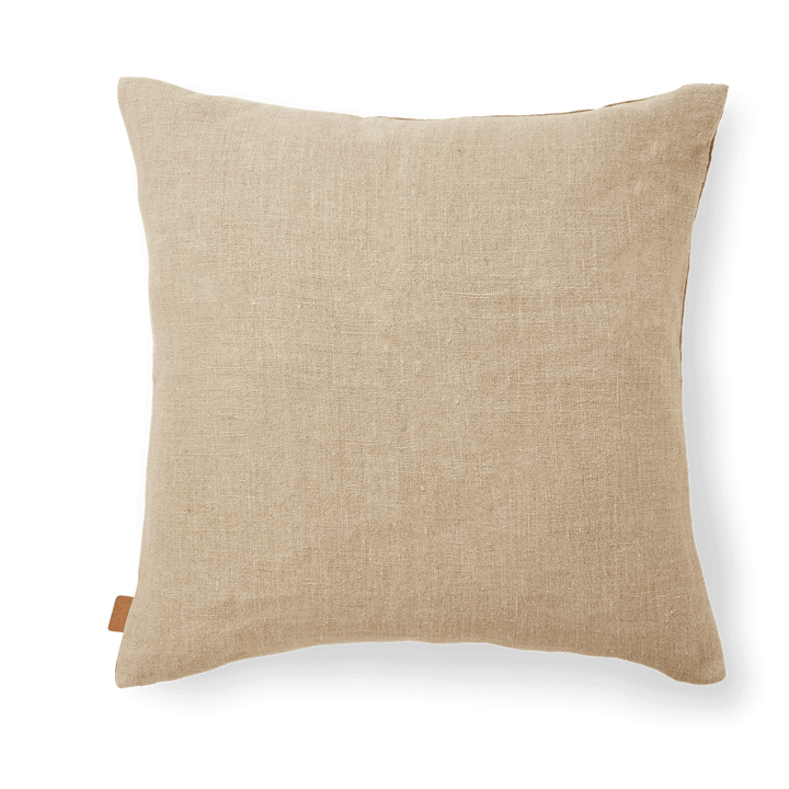 Senti Stripe pude 50x50 cm - Dark sand-linen - ferm LIVING