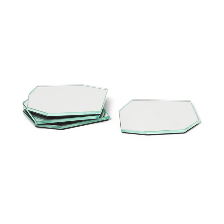 Shard coasters 4-pak - Mirror - ferm LIVING