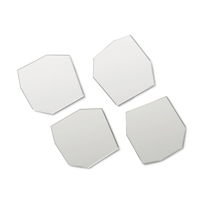 Shard coasters 4-pak - Mirror - ferm LIVING